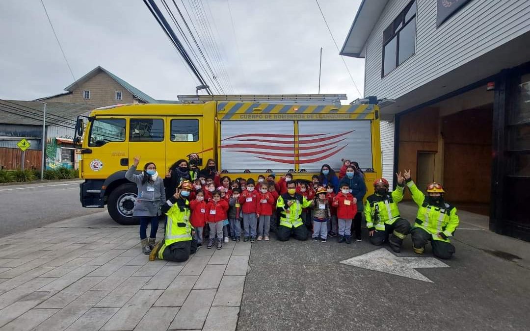 PREBÁSICA VISITA 2° CIA DE BOMBEROS