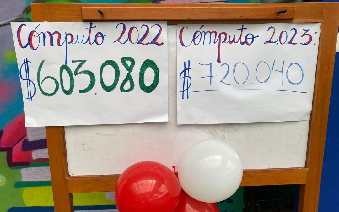 ESCUELA SUPERA META POR LA TELETÓN