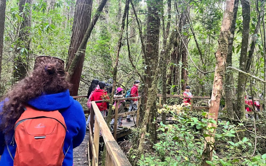 ESTUDIANTES SELLO VISITAN PARQUE LAHUEN-ÑADI