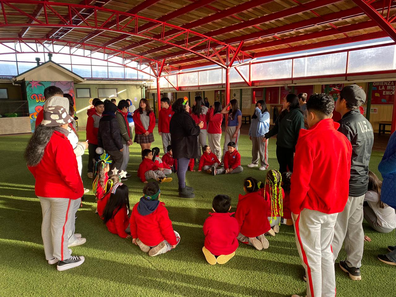 8° Básico apadrina a Kinder (17) Pre-Básica