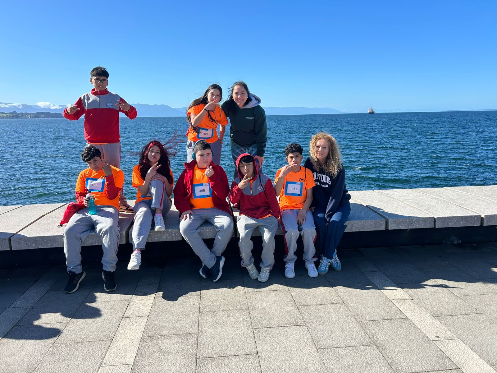 Estudiantes participan en carrera inclusiva (4) Pre-Básica